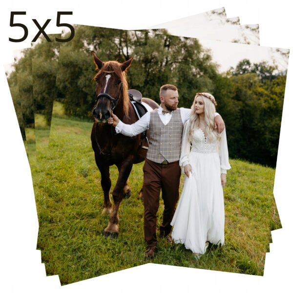 Odbitki zdjęć 5x5 cm na papierze Epson Premium Glossy